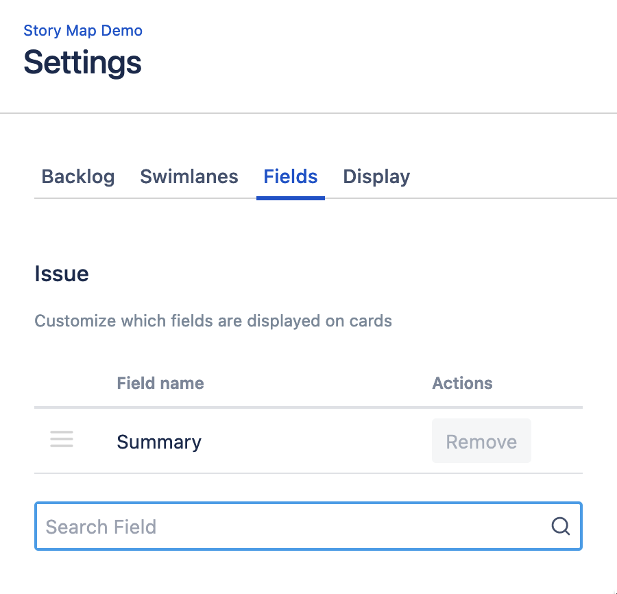 Adding fields to the story map